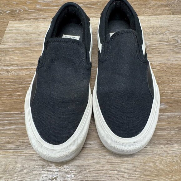 Stroye Boo Johnson Vista Black Canvas Slip On Skate Shoes Men's Size 7.5 - Picture 2 of 6
